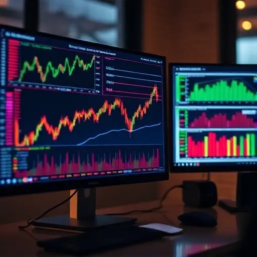 Day trader working with FTMO platform